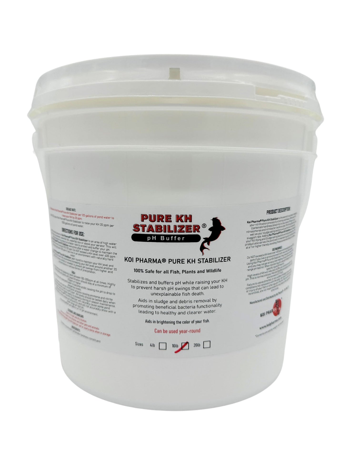 KOI PHARMA® Pure KH Stabilizer - pH Buffer for Aquariums and Koi Ponds