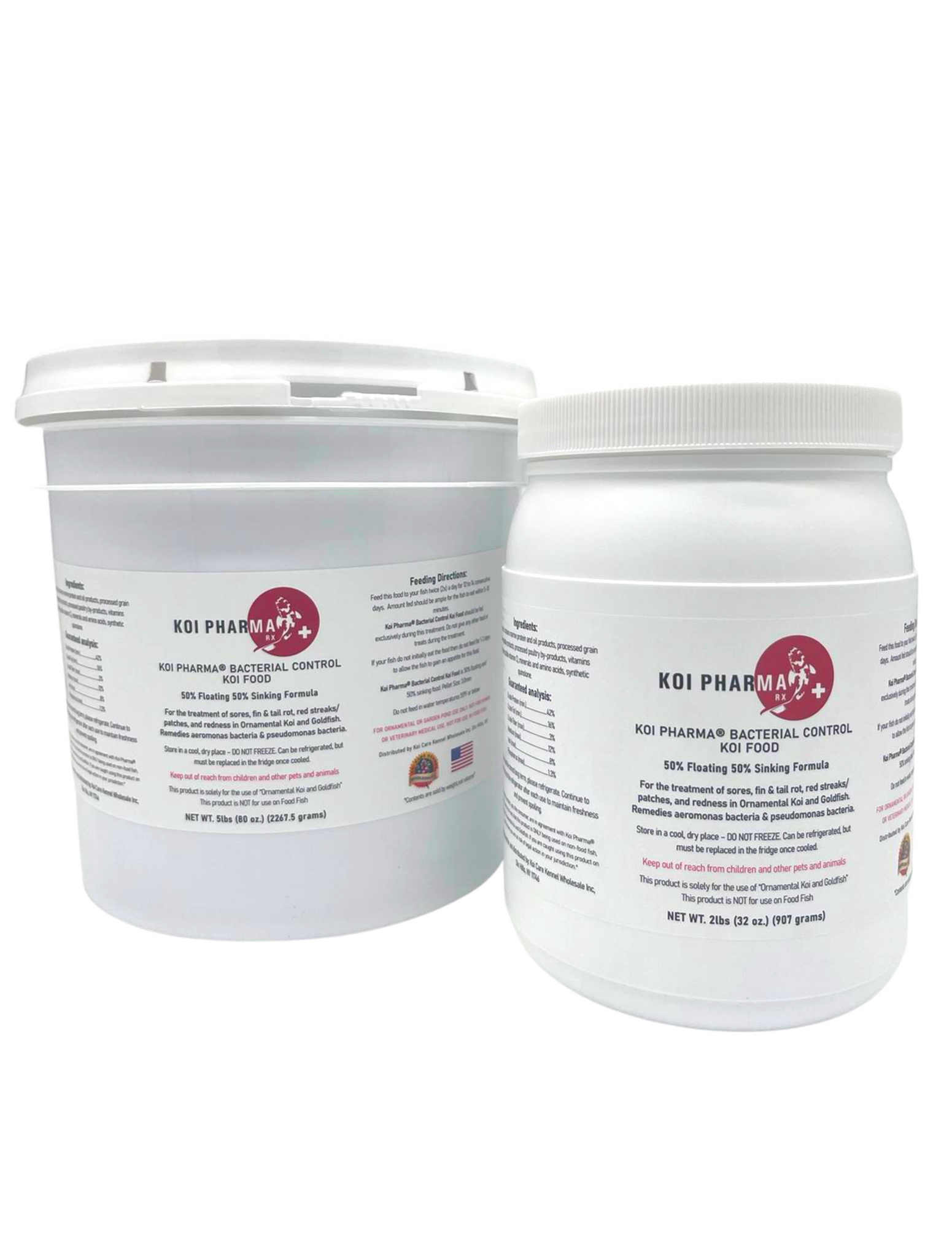 Bacterial Control Koi Food by KOI PHARMA® - Bacterial Disease Neutrali ...