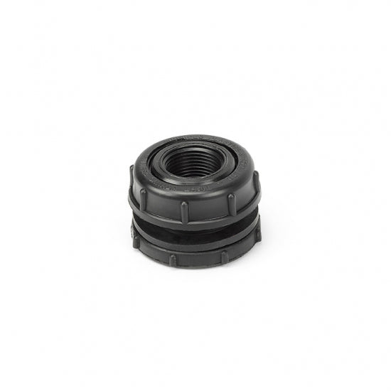 Black Poly Bulkhead Fitting