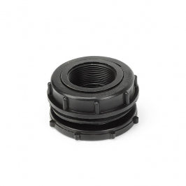 Black Poly Bulkhead Fitting