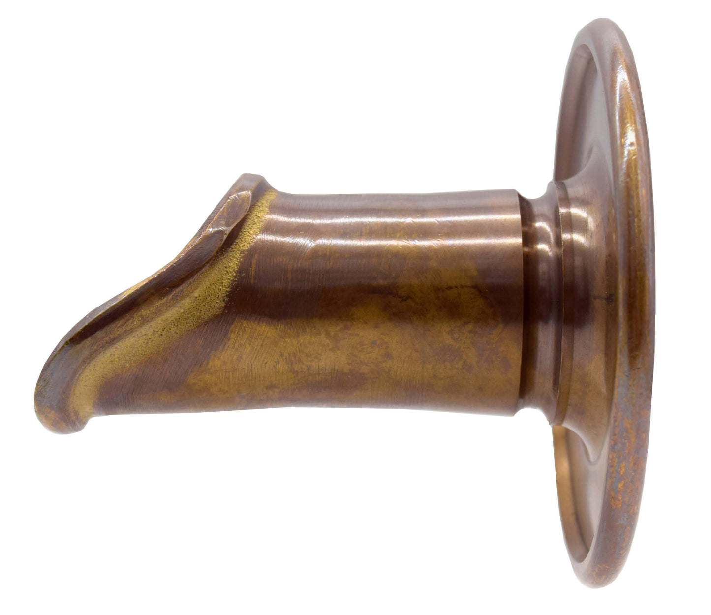 EasyPro Vianti Falls Antique Brass 2″ Antique Round Wall Scupper