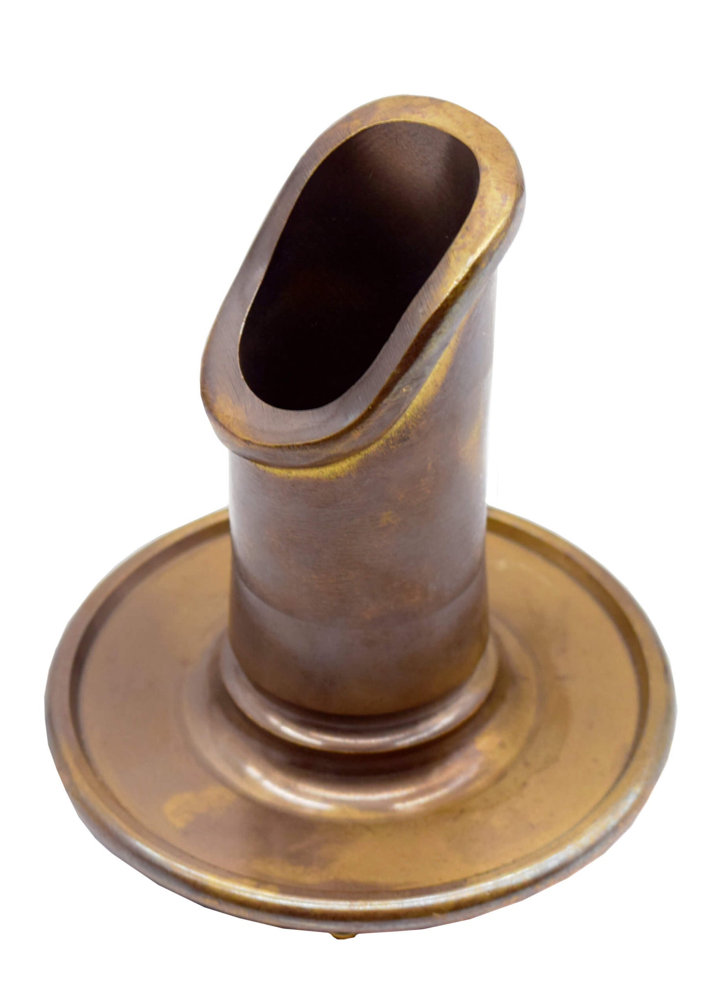 EasyPro Vianti Falls Antique Brass 2″ Antique Round Wall Scupper