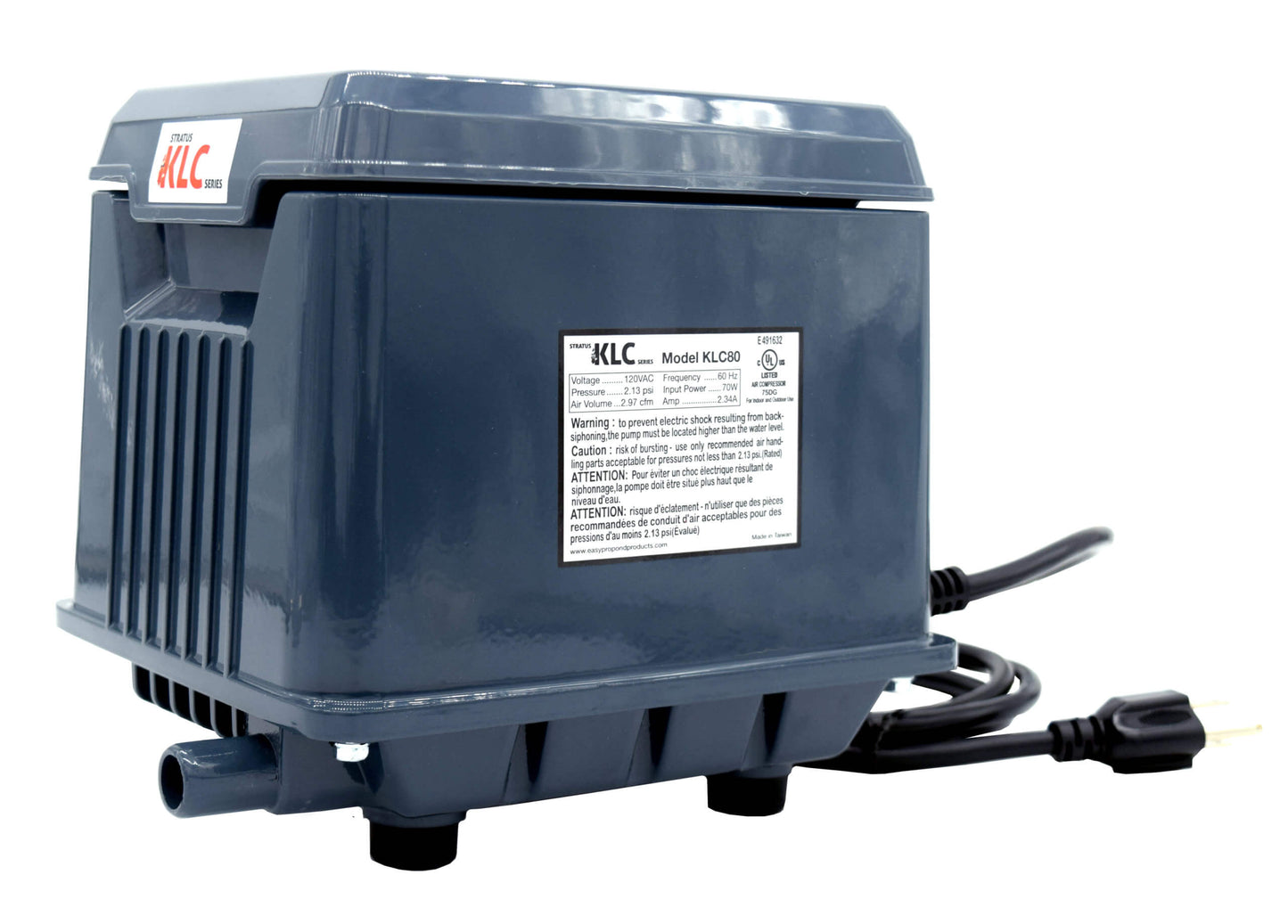 EasyPro Stratus KLC80 Series Pond Aerator