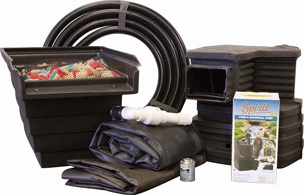 EasyPro Eco-Series pond kit - Complete Kit for a 10′ x 15′ Pond