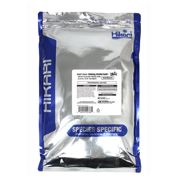 Hikari Sinking Cichlid Gold, Medium Pellet, 2.2 lbs.