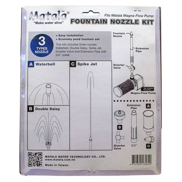 Matala Fountain Nozzle Kit