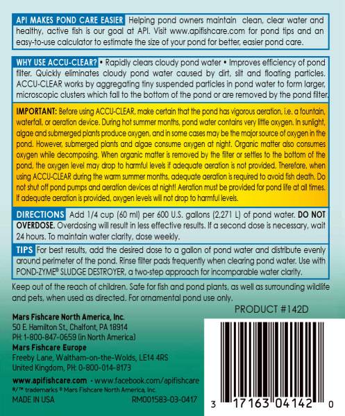 API Pond AccuClear, 64 Ounces