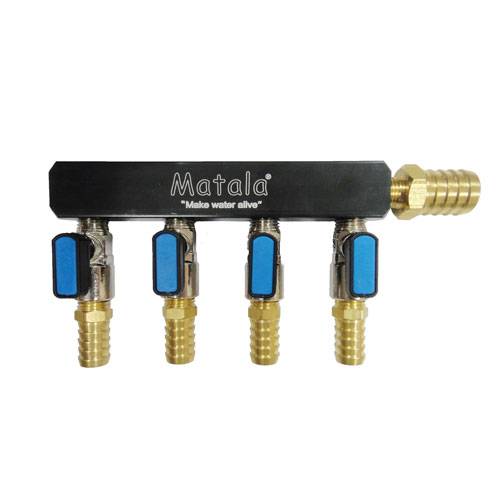 Matala 4 Way Heavy Duty Manifold 1/2"