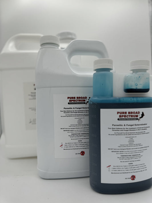 Pure Broad Spectrum Parasitic & Fungal Exterminator - Koi Fish Parasite Treatment