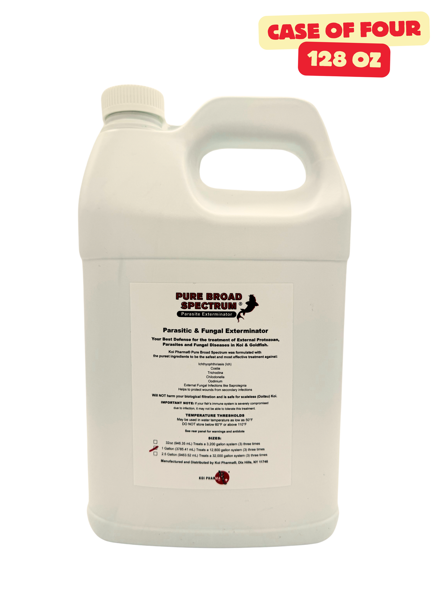 Pure Broad Spectrum Parasitic & Fungal Exterminator - Koi Fish Parasite Treatment