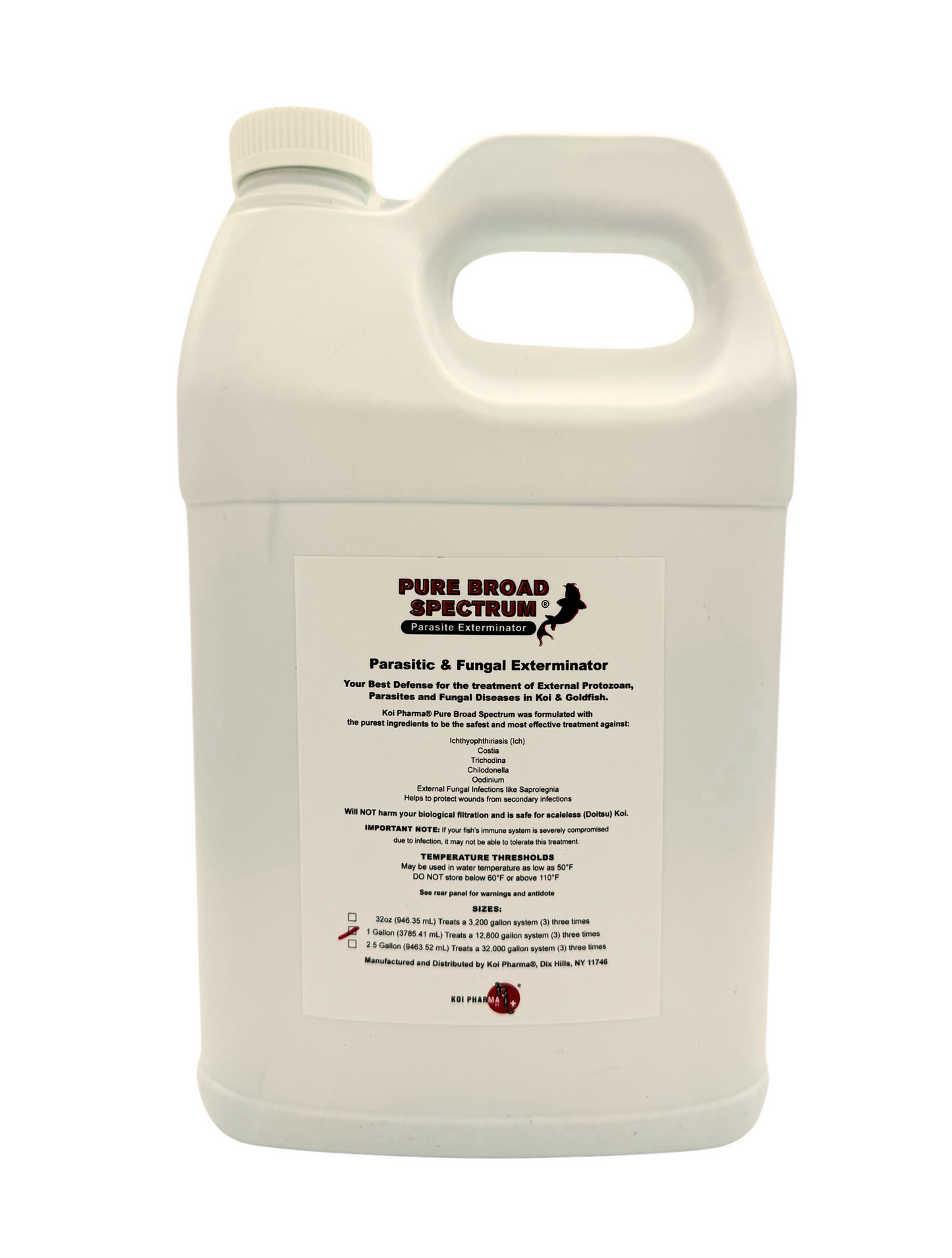Pure Broad Spectrum Parasitic & Fungal Exterminator - Koi Fish Parasite Treatment