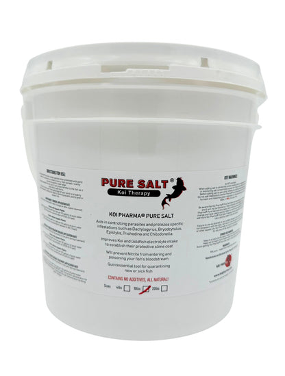 Pure Salt Koi Therapy - All-Natural Parasite and Protozoa Control Koi Salt Treatment
