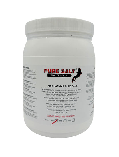 Pure Salt Koi Therapy - All-Natural Parasite and Protozoa Control Koi Salt Treatment