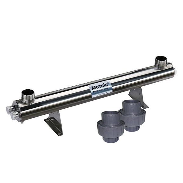 Matala Stainless Steel UV Clarifier w/ 2" Unions