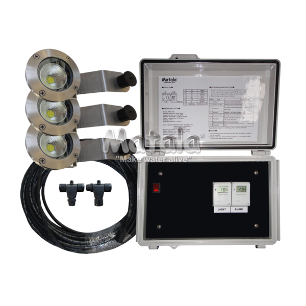 Matala 3 LED Light Kit (with control unit) with cable