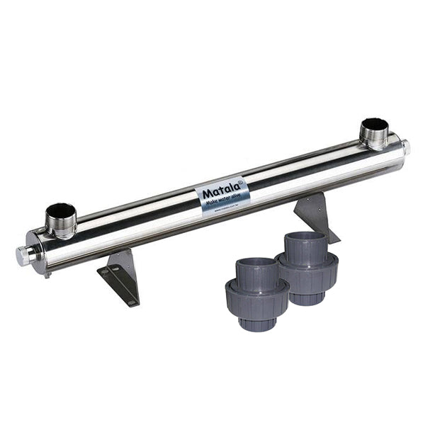 Matala Stainless Steel UV Clarifier w/ 2" Unions