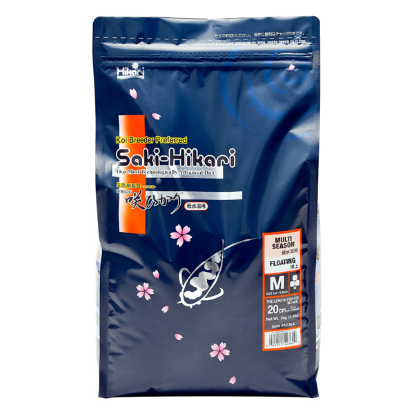 Saki Hikari Multi-Season Koi Food - Floating