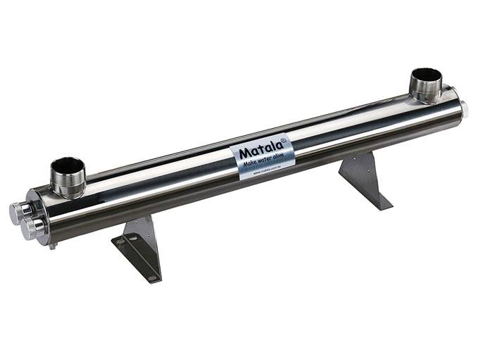 Matala 300 Watt Stainless Steel UV Clarifier w/ 3" Unions