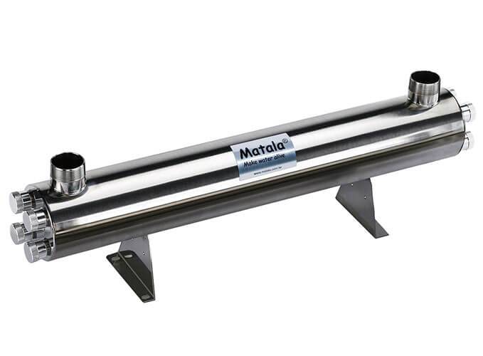 Matala 300 Watt Stainless Steel UV Clarifier w/ 3" Unions