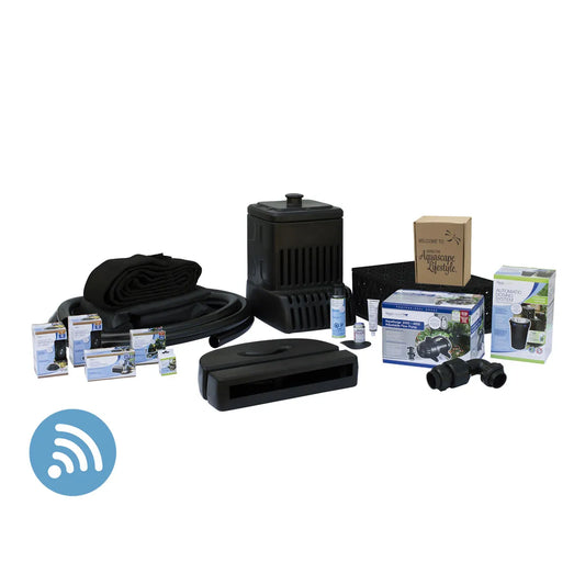 Medium Pondless Waterfall Kit 16' Stream With Sld 4000-7000 Adjustable Flow Pond Pump