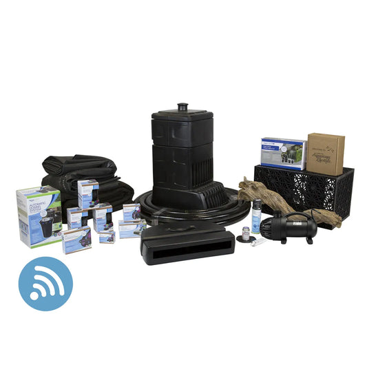 Large Deluxe Pondless Waterfall Kit 26' Stream Aquasurge 4000-8000 Adjustable Flow Pond Pump