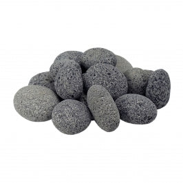 Medium Tumbled Lava Stone - 25 Lb