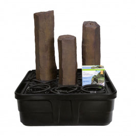 Aquascape Faux Basalt Column Set Of 3 Landscape Fountain Kit - Thumbnail 4