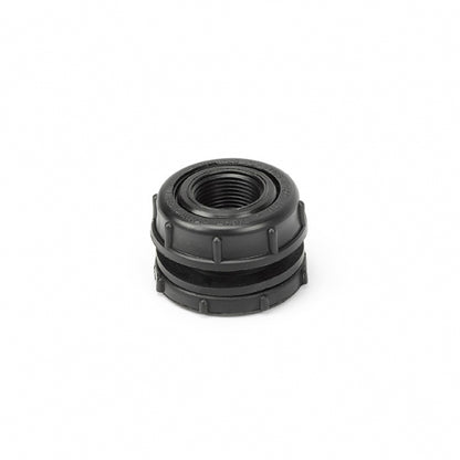 Black Poly Bulkhead Fitting