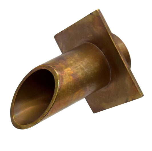 EasyPro Vianti Falls Antique Brass 2&#8243; Diamond Wall Scupper