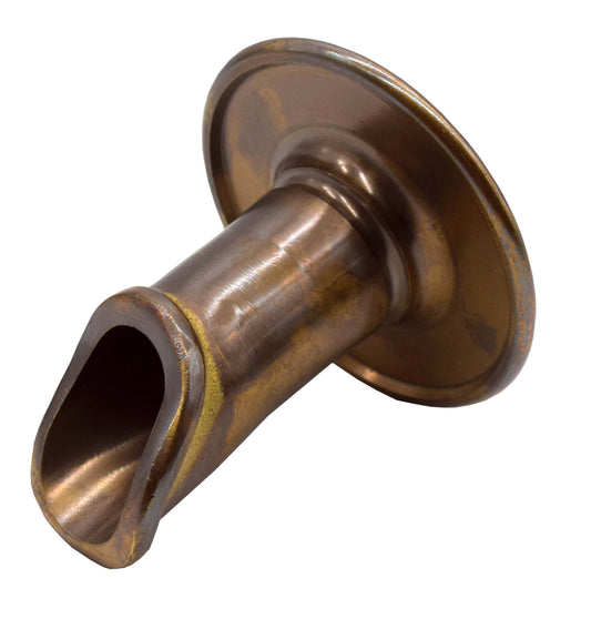 EasyPro Vianti Falls Antique Brass 2&#8243; Antique Round Wall Scupper