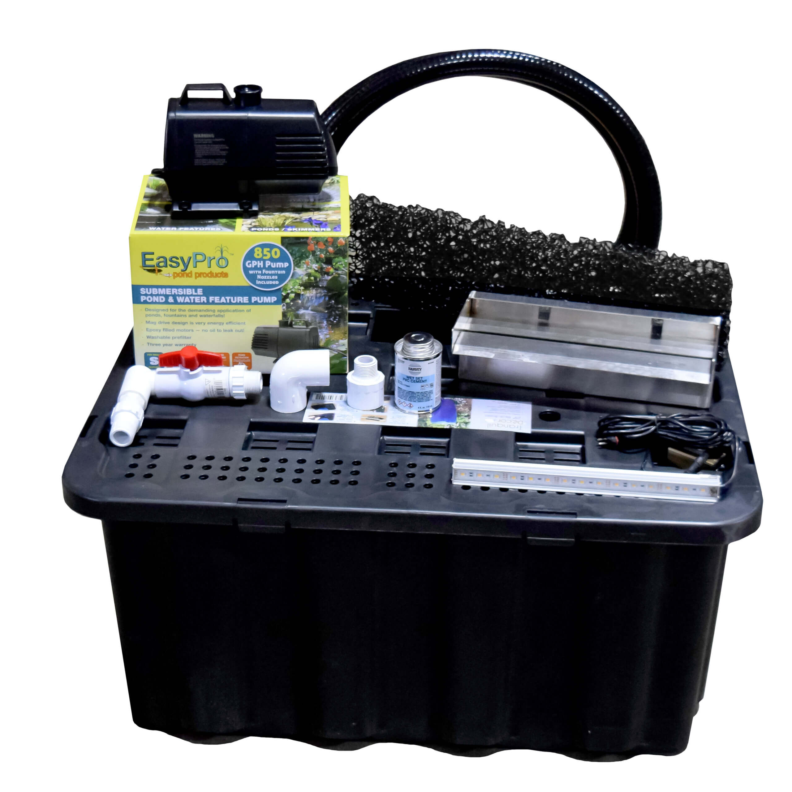 EasyPro Vianti Falls - 23" Spillway kit w/ Blue LED
