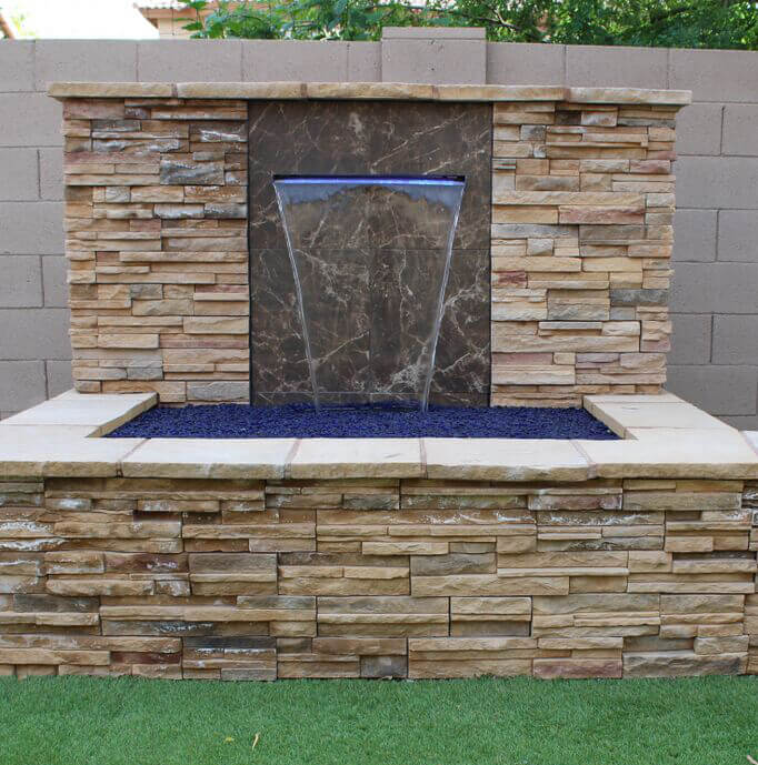 EasyPro Vianti Falls - 23" Spillway kit w/ Blue LED