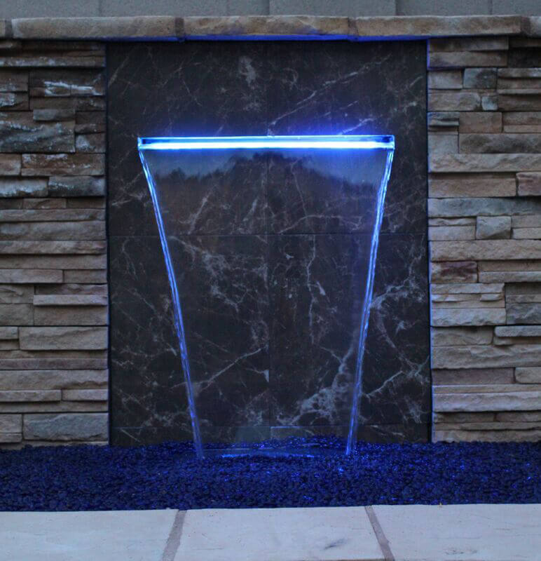 EasyPro Vianti Falls - 23" Spillway kit w/ Blue LED