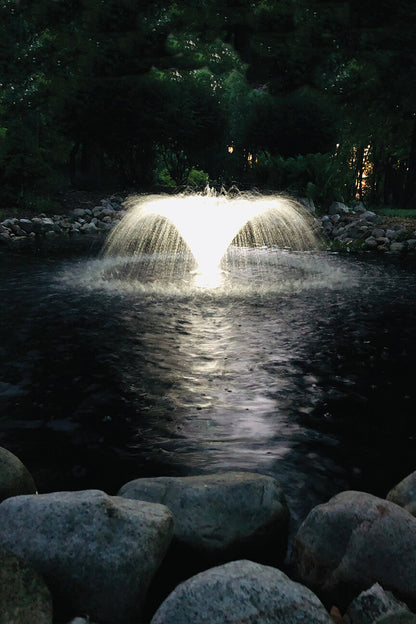 EasyPro Starburst Mini Floating Fountain w/ Super Bright LED Light Set