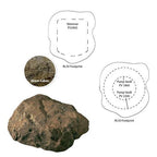 Atlantic Rock Lid - Mountain 24"L x 24"W x 5"H