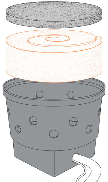 EasyPro Tempo Submersible Filter Replacement Bottom Pad