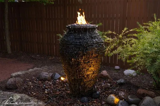 Aquascape Fire and Water Stacked Slate Urn